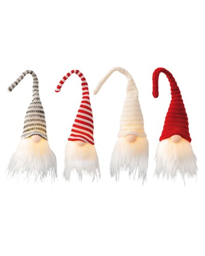 Christmas Light-Up Gnome | Festive Decoration | Dimensions: 6 x 7 x 23 cm
